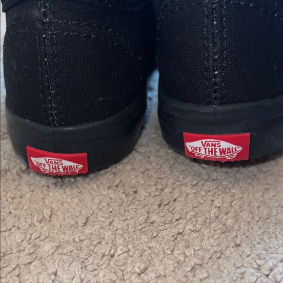 Van’s Black Lace-Up Shoes Toddler - Picture 4 of 9